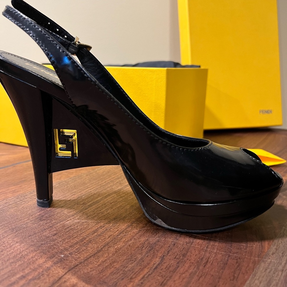 Fendi Platform Slingback Heel
